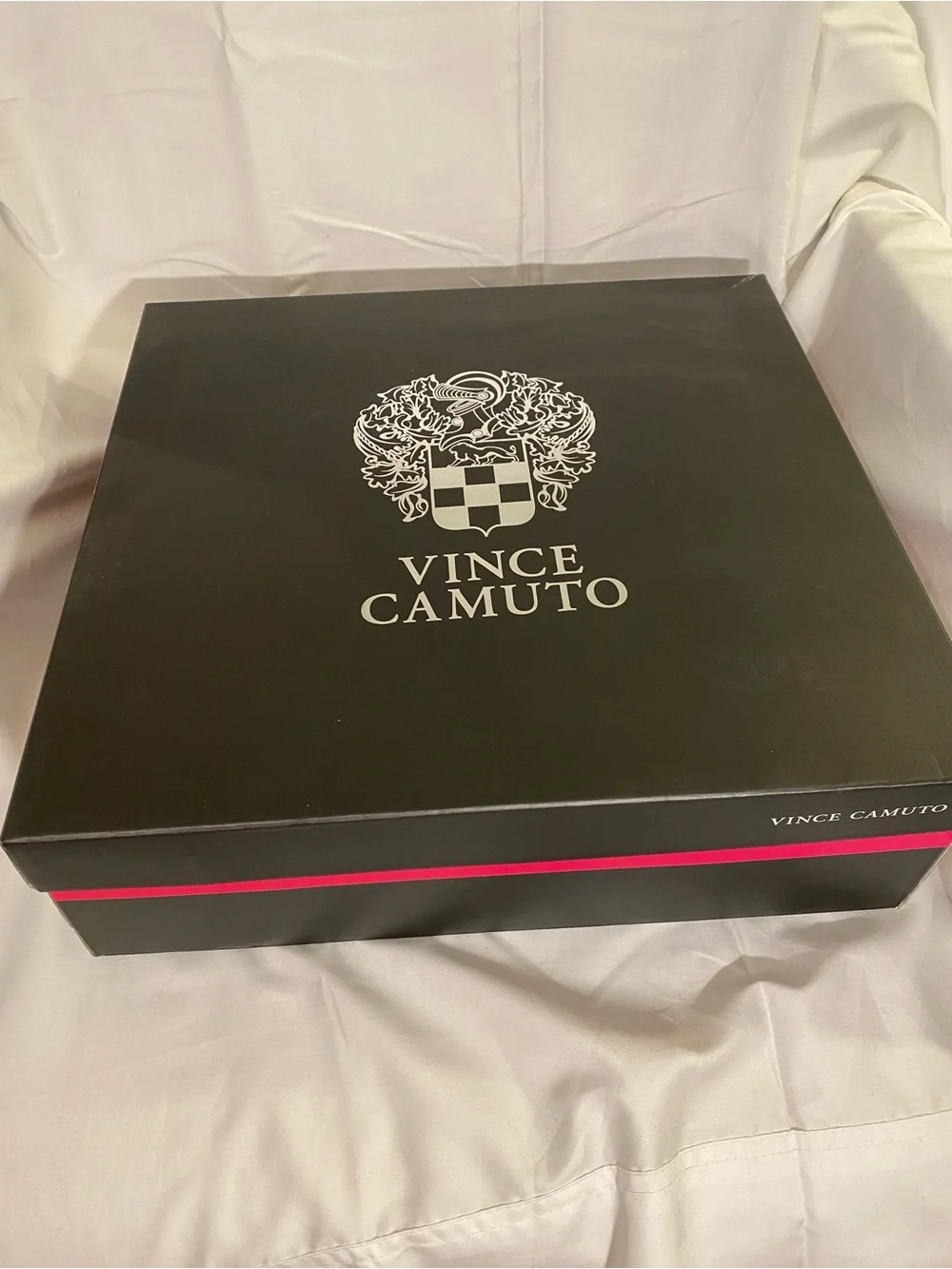 NIB Vince Camuto Tapala over the knee boot brown suede 9 wide calf lace up